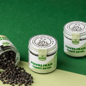 Poivre de Kampot vert confit au sel BIO