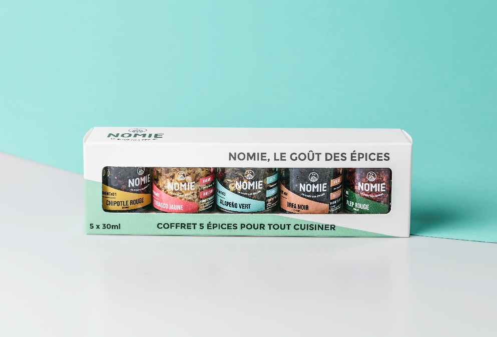 Coffret Cinq Piments - Nomie, le goût des épices